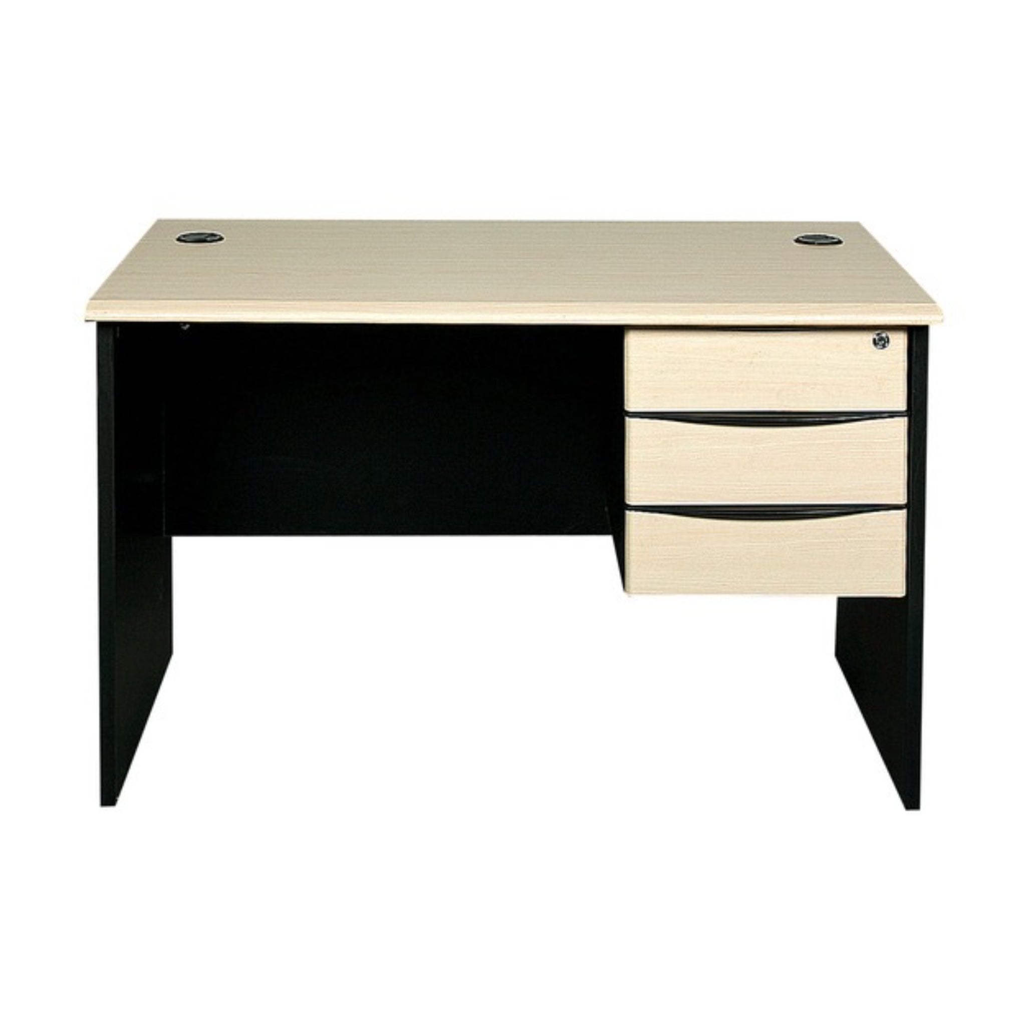 Parin Office Table with Three Drawer with Maple Finish - OT 909 - 1200