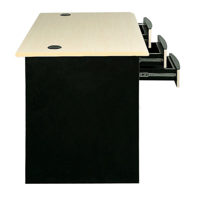 Parin Office Table with Three Drawer with Maple Finish - OT 909 - 1200