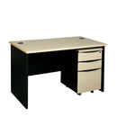 Parin Brisbane Office Table, with Mobile Pedestal, Three Drawers, Maple Finish, OT 909 - 1200