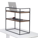 Fitizen Zen Height Adjustable Table, Black & Brown FITI-150-BB