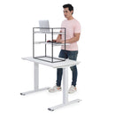 Fitizen Zen Height Adjustable Table, Black & White FITI-150-BW