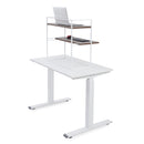 Fitizen Zen Height Adjustable Table, White & Brown FITI-150-WB