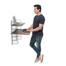Fitizen Zen Height Adjustable Rack, Black & White FITI-153-BW