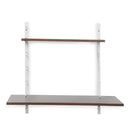 Fitizen Zen Height Adjustable Rack, White & Brown FITI-153-WB