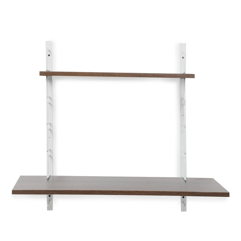 Fitizen Zen Height Adjustable Rack, White & Brown FITI-153-WB