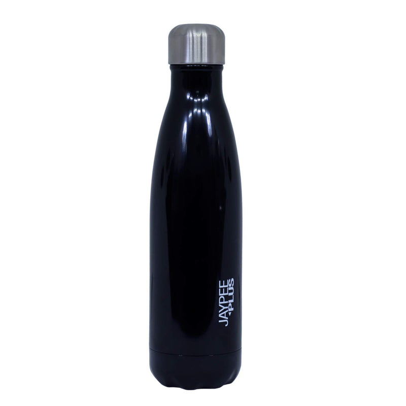 Jaypee Plus Alpha 1000 Stainless Steel Water Bottle, 1000 ml, Black