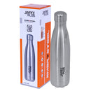 Jaypee Plus Alpha 1000 Stainless Steel Water Bottle, 1000 ml, Metallic
