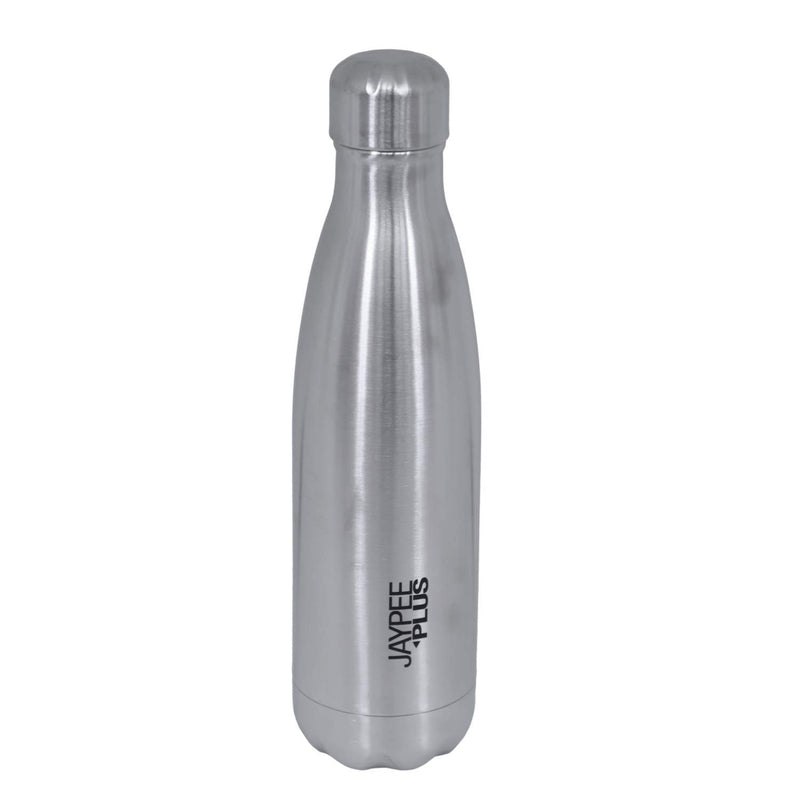 Jaypee Plus Alpha 500 Stainless Steel Water Bottle, 500 ml, Metallic