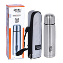 Jaypee Plus Max Insulated Flask Bottle 1000 ml, Silver, Metallic