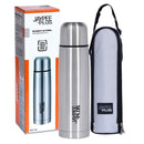 Jaypee Plus Max 750 Thermosteel Flip Lid Flask, 750 ml, Silver, Metallic