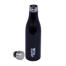 Jaypee Plus Sierra 1000 Stainless Steel Water Bottle, 1000 ml, Black