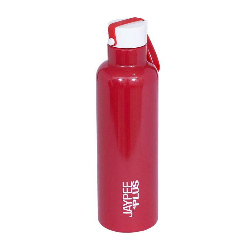 Jaypee Plus Tango 1000 Stainless Steel Water Bottle, 900 ml, Cherry