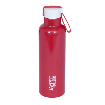 1pc Blue 1700ml Insulated Water Bottle With Tea Strainer For