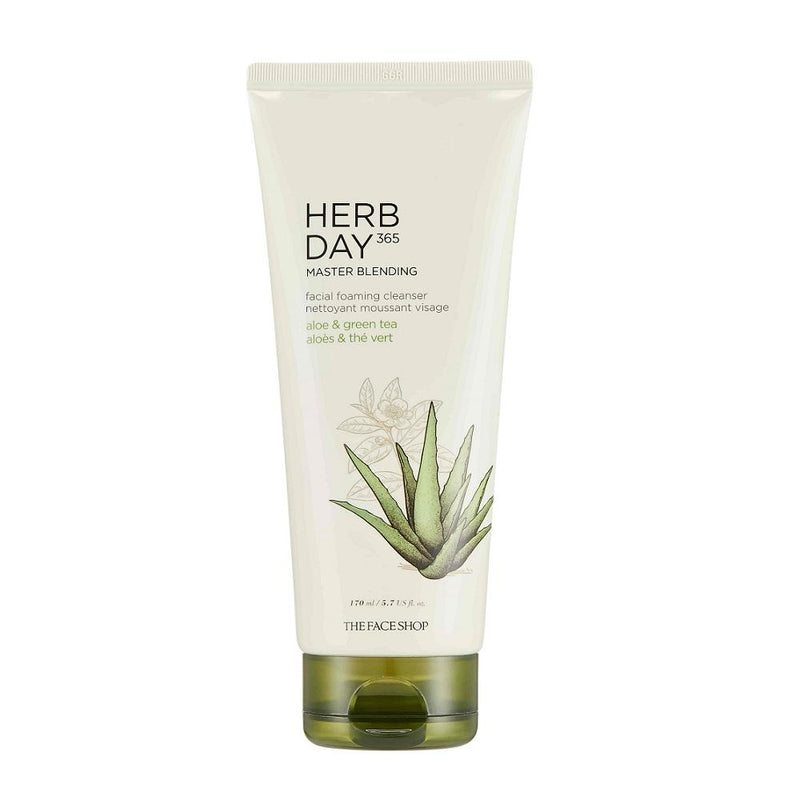 Herb Day 365 Foaming Cleanser - Aloe & Green Tea