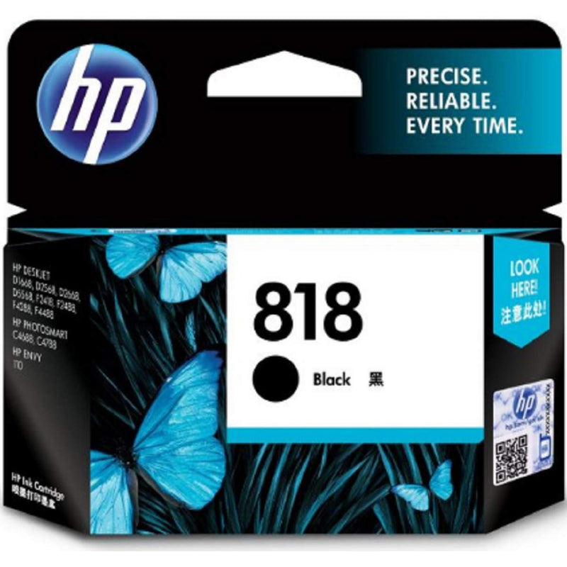 HP 818 Ink Cartridge, Black, CC640ZZ