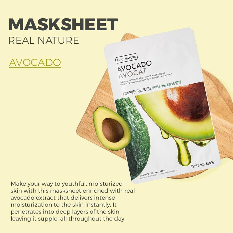 Real Nature Avocado Face Mask