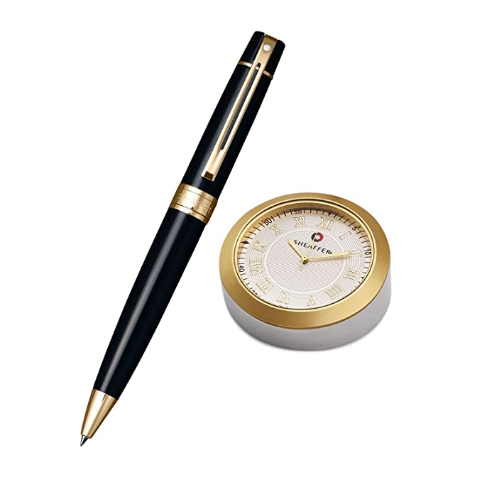 Sheaffer Table clock with pen