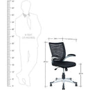Parin Ergonomic Office Chair, Black, PC 924 Black
